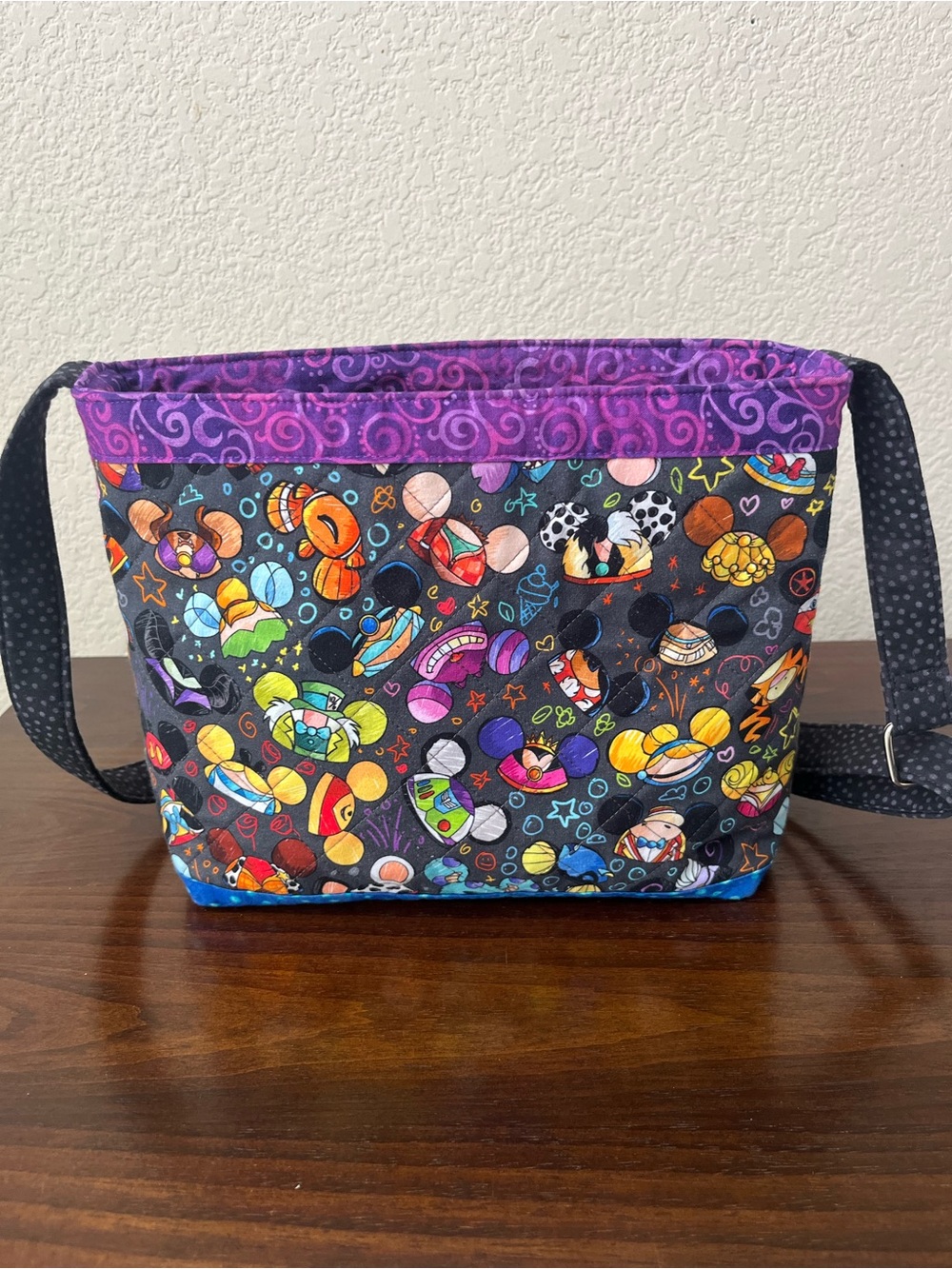Disney Mickey Hats Crossbody Bag Handmade